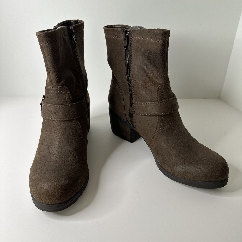 Carlos By Carlos Santana Rolla Bootie Womans Size 8.5 Zip Up/ Buckle Casual Wear